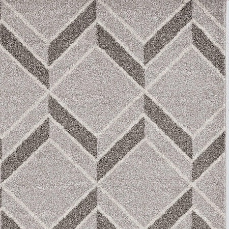 Homeroots 63 x 91 in. Grey Polypropylene Rug 375020